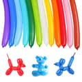 100 stk balloner, lange balloner til ballonfigurer, t