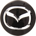Pikkukuva 2 / 6: 4 kpl - Mazda Pyörän Navan Kapselit / Pyörän Navan Embleemit - Auto 6 65 57mm - Svart