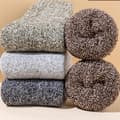 Thermal Socks for Men, 5 Pairs Warm Winter Socks with Thick Terry Sole