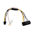 Miniatyrbillede 1 af 5: TS-ATX 24-pin til 6-pin Adapterkabel Strømforsyning Bundkort Konverteringskabel Egnet til 600g1 Strømforsyning