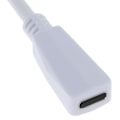 Miniatyrbild 5 av 5: 5a 20v USB Typ-C Förlängningskabel, USB-C 2.0 Hona till USB Hane Förlängare - Perfekt 1m