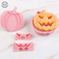 Miniatyrbillede 4 af 5: 9 stk/sæt Halloween Græskar Spøgelsesform