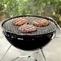Miniatyrbillede 5 af 5: Ildstarterkanaler integreret i kraftig kulrist til kuglegrill, nem montering af rustfri stålrist sikrer aldrig rust