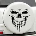 Miniatyrbilde 2 av 5: Yh-skull Dekal og klistremerke for bilvindusdører, reflekterende