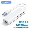 Miniatyrbillede 2 af 5: USB C 100 Mbps Ethernet netværksadapter til RJ45 Lan USB 2.0 Type C til MacBook Xiaomi Samsung Huawei PC Computer Ekstern Hub Type C til RJ45 Type C to RJ45