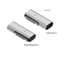 Miniatyrbild 1 av 5: Type-C hona till Magsafe 3-omvandlare USB-C magnetisk adapter Side Bend Side Bend