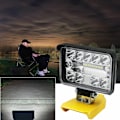 Pikkukuva 4 / 5: 204W 8600 LM LED-työvalo Taskulamppu Dewalt XR 18V 20V Litiumakulle
