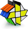 Magic Cube Fenghuolun 3x3, Speed Puzzle Cube Smidig Klistremerke 3D Puzzle Cube Hjernetrening Pedagogisk Leketøy for Barn Gutter Jenter Voksne