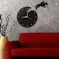 Miniatyrbild 3 av 5: Art Decor Hästhoppare Väggklocka Klocka För Hästhoppning Hästklockor Design 3d Väggklocka