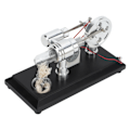 Miniatyrbild 7 av 8: Stirling Engine Model Multi-color LED Lights Fine Workmanship Exquisite Stirling Engine Model Educational Toy