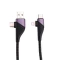 Miniatyrbillede 2 af 5: 4-i-1 PD USB C-kabel hurtigopladning 65W USB Type C til Type C IOS-kabel til