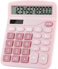 Office Calculator 12 Digits (Pink) (1 pc)