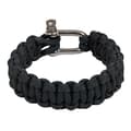 Miniatyrbillede 2 af 4: Armbånd Paracord Naimakka Classic Medium 21cm sort [kk]