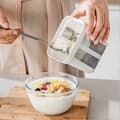 Miniatyrbilde 2 av 4: Yoghurt Sil Gresk Yoghurt Maker Finmasket Yoghurt Ost Sil Filter Nøttemelk Maker Hvit 17.60X10.80X9.00CM