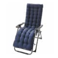 155 cm Lounger Pute Pad Erstatning Bomulls Sittepute For ReclinerBY Blå