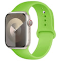 Miniatyrbilde 1 av 6: Silikonrem for Apple Watch armbånd 44mm 45mm 40mm 41mm 42-38mm 45 mm sportsrem iwatch serie 8 7 6 5 4 3 SE 9 Ultra 2 49mm 31 grønn 31 green 49mm-42-44-45mm M-L