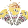 100X popcorn-pussit paperipussit mantelit Popcorn
