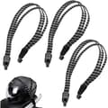 3 Large Bicycle Straps, Luggage Bungee Cords with Hooks