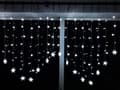 B Julgardinljus Gardinljus 3,5m 96 LED Snöflingor