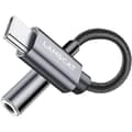 Miniatyrbillede 1 af 4: USB C til 3,5 mm hovedtelefonadapter, USB Type C til Aux Audio Jack Dongle-kabel kompatibel med Pixel 4 3 2 XL