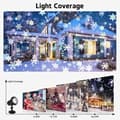 Miniatyrbild 5 av 5: Snowflake Projector for Christmas Decorations, IP65 Waterproof LED Snowflake Projector Lights