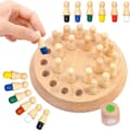 Pikkukuva 1 / 7: Gxhong Memory Match Stick Chess, Puupeli, Puinen muistipeli, Memory KLB