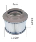 Miniatyrbillede 3 af 5: Poolfilter - MSPA FD2089 Patronfilter – Filter til pool 414 2-pak 414 2-Pack
