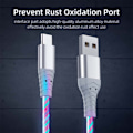 Miniatyrbilde 7 av 10: 2 stk Streaming Datakabel Mobiltelefon Ladekabel ROSE RED Rose Red Rose Red Type C-Type C