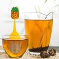 Miniatyrbild 5 av 5: Tea Infuser Fine Mesh Leaf Tea Silicone Strainer with Long Handle Interval Diffuser for Brewing Loose Tea Leaves Spices Seasoning (3pcs, Multicolor)