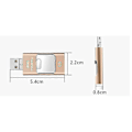 Miniatyrbild 2 av 5: Flashminne för iPhone 128GB, 4-i-1 USB C-formad minnessticka, Fotominne extern lagring USB-minne för iPhone iPad Android Dator
