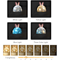Miniatyrbillede 2 af 5: Stjerneklar himmelprojektor, babyprojektor, musiklampe med 360° roterende fjernbetjening rabbit