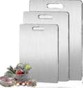 Titanium Cutting Board for Cooking, Double Thick and Robust for Home and Outdoor Use