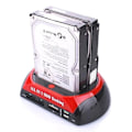 Miniatyrbillede 3 af 5: Dual Bay Harddisk Docking Station, USB 3.0 til SATA IDE HDD Docking Station med Kortlæser til