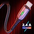 Miniatyrbilde 8 av 10: Datakabel Ladekabel RØD MICRO USB MICRO USB Rød Red Micro USB-Micro USB