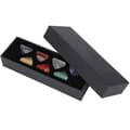7 Chakra MultiStone Set Pyramid Färg Naturlig Sten Ädelstenar Ornament med Presentförpackning