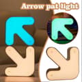 Miniatyrbild 2 av 5: Arrow Flip Night Light - Touch Sensor Bedside Lamp with 7 Colors 1pcs 1pcs