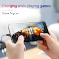 Miniatyrbild 4 av 6: iPhone 7/8/X/XS/XR/XS Max Dubbel Lightning Adapter Splitter White Vit