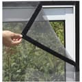 Window Net, Self-Adhesive Mosquito Net for Windows, Adjustable Insect Screen, Transparent Net for Cats, Mosquito Net (120x150cm)