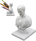 Julius Caesar Pennhållare, Rolig Julius Caesar Byst Staty Pennhållare, Harts Caesar Staty Pennhållare [db]
