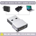 Pikkukuva 5 / 5: USB-C-sovitin 3 kpl, Type C naaras-USB A urosmuunnin