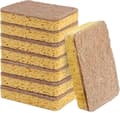 8-pack Organic Compostable Sponges for Kitchen, Biodegradable Dish Sponges with Heavy Duty Scrubber