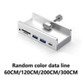 Pikkukuva 3 / 5: 6-in-1 USB3.0-sovitin USB-kiinnitettävä telakointiasema USB3.0-sovitin Multiport-jakaja 5Gbps nopea sovitin PC-kannettavalle