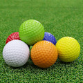 Miniatyrbilde 3 av 7: 5 stk PU-skumsvamp myke golfballer for innendørs golftrening