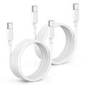 2-pack kompatibel med iPhone 15 / kompatibel med iPhone 16 Laddare - USB-C till USB-C Kabel