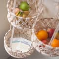 Miniatyrbild 4 av 5: Hanging Baskets - Hanging Fruit Basket Hammock For Kitchen Or Decorative Boho Decor Hanging Plant H