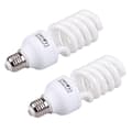 2x Compact E27 220v 5500k 45w Photo Studio Bulb Video Photography Daylight Lamp White
