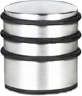 Heavy Door Stop, Door Stop with Rubber Rings, Stainless Steel and Rubber Buffer