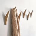 Miniatyrbild 1 av 4: [PLEE] 6 Pieces Vintage Wooden Hooks, Wooden Hooks 5 kg Load Capacity, Wall Hooks Bathrobe Hooks Hat Hooks Coat Hooks Multi-function Hooks Key Hooks