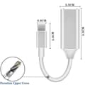 Pikkukuva 3 / 5: USB-C–HDMI-sovitin, 4K Type-C–HDMI-sovitin (Thunderbolt 3 -yhteensopiva) video- ja äänilähdöllä - hopea