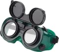 Fällbara frontsvetsglasögon, svetsarskyddsglasögon med 50 mm